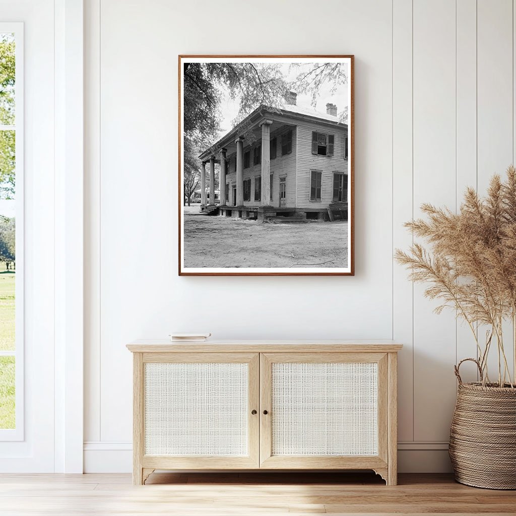B.D. Palmer Estate, Eutaw, Alabama, 1840 Historical Photo