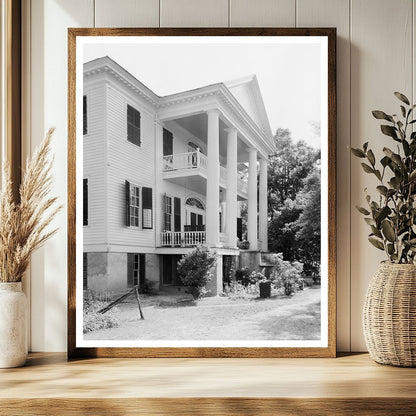 Matthews-Tait House, Camden AL, 1840 Vintage Photo