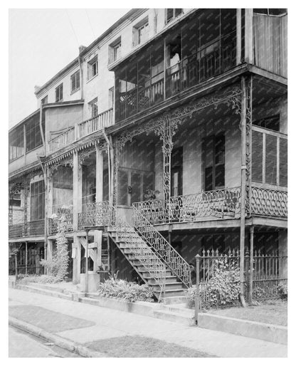 Architectural Detail in Mobile, Alabama, 1836-1840