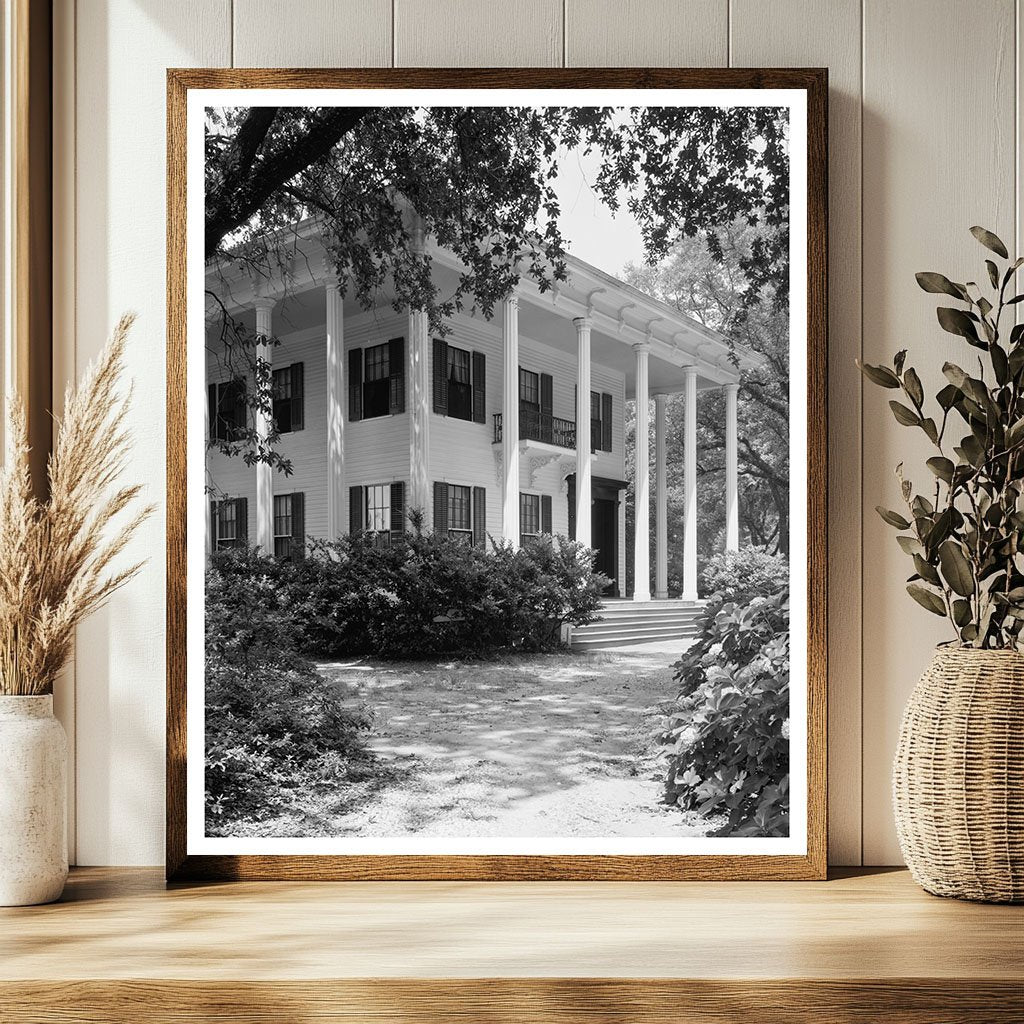 1855 Architectural Photo of Mobile, Alabama Gem