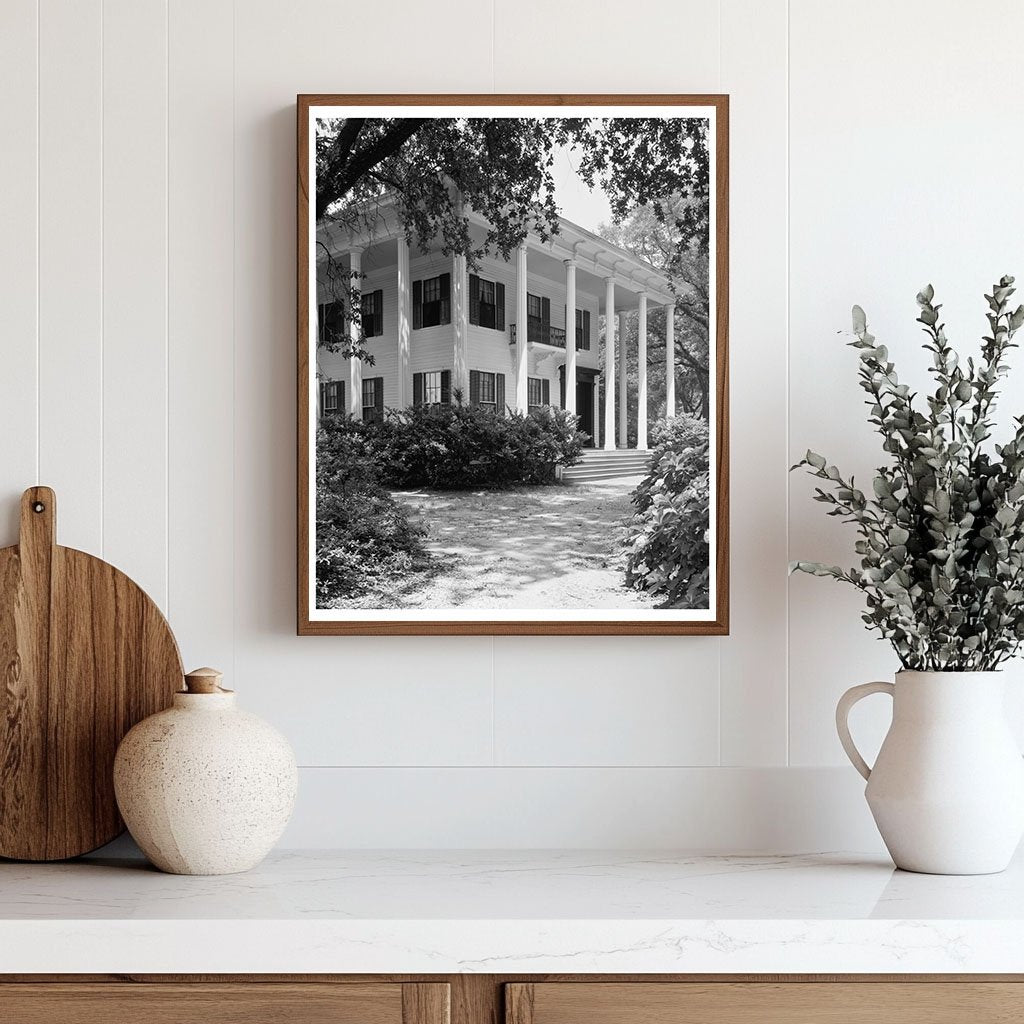 1855 Architectural Photo of Mobile, Alabama Gem