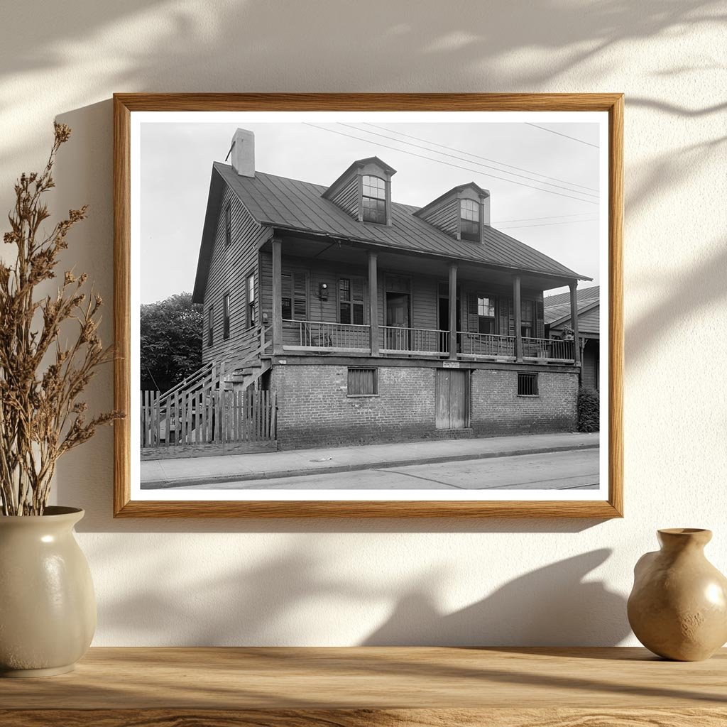 Early 20th Century Home in Mobile, Alabama 1953