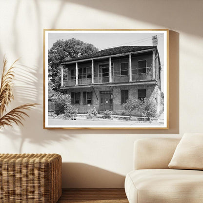 1840 Historic House in Mobile, Alabama - Vintage Photo