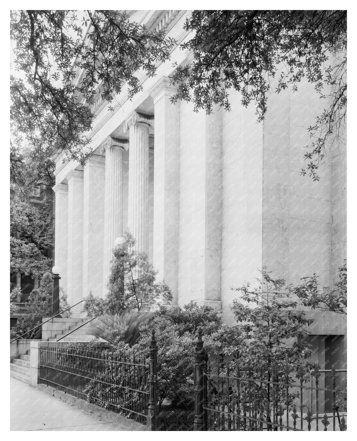 Historic Church in Mobile, Alabama, 1837 Photograph