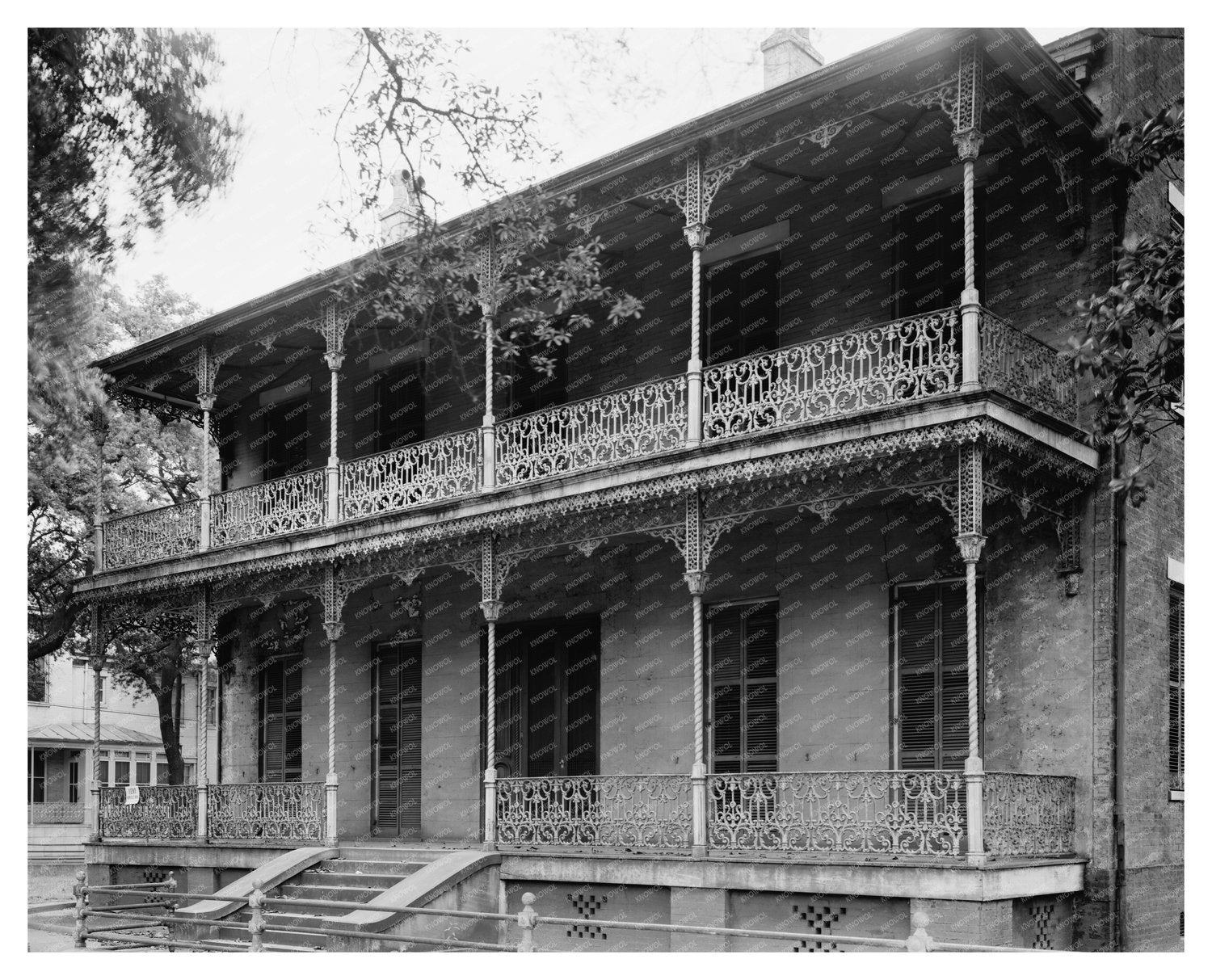 Mobile AL Vintage Ironwork Architecture Photo 1900s