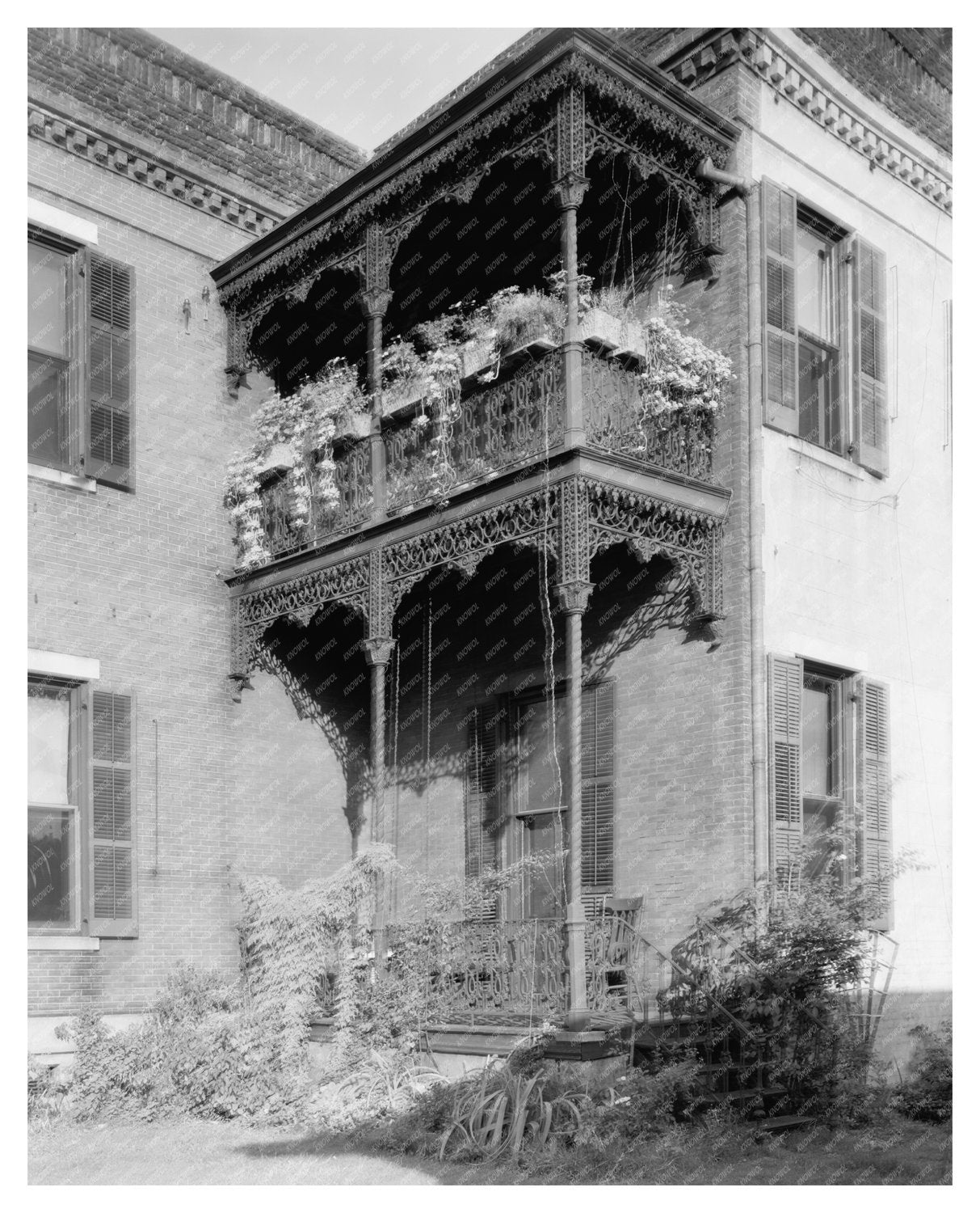 Historic House in Mobile, Alabama, 1835