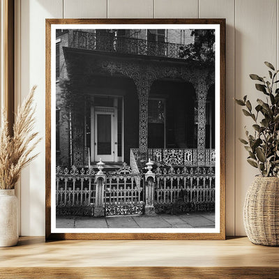 Mobile AL Architectural Ironwork Photo, Early 20th Century