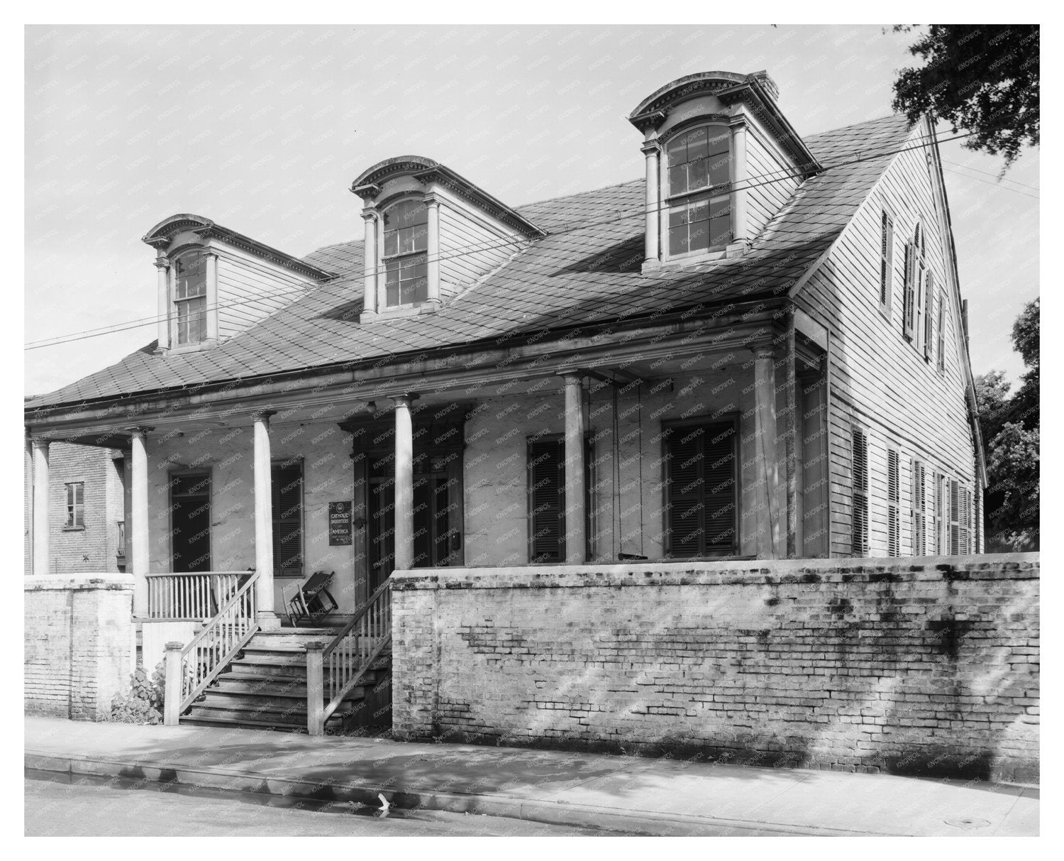 Mobile AL 1835 Vintage Architecture Photograph