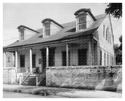 Mobile AL 1835 Vintage Architecture Photograph
