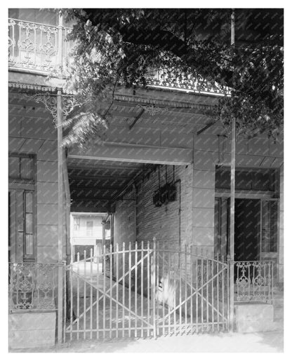1820s Architecture in Mobile County, Alabama Vintage Photo
