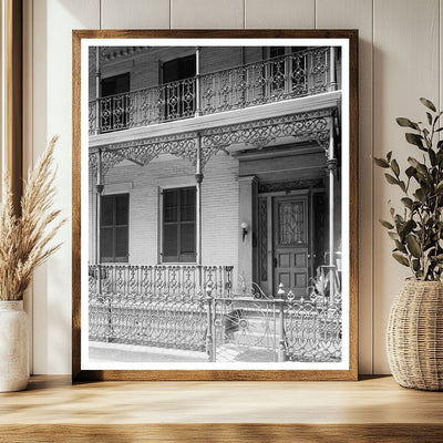 Mobile AL Architecture 1953: Ironwork and Fences