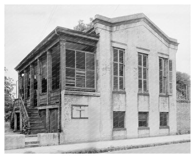 Waring House, Mobile AL, 1846 Vintage Photograph
