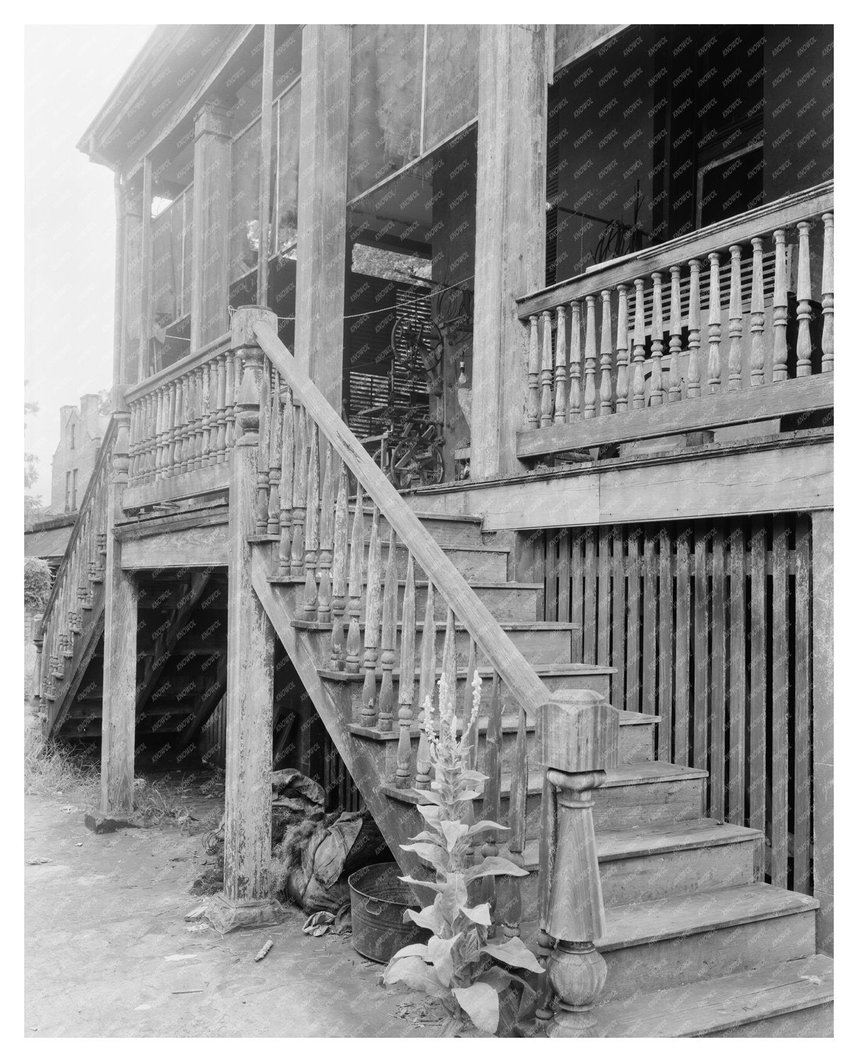 Waring House in Mobile, Alabama - Historic Photo 1846