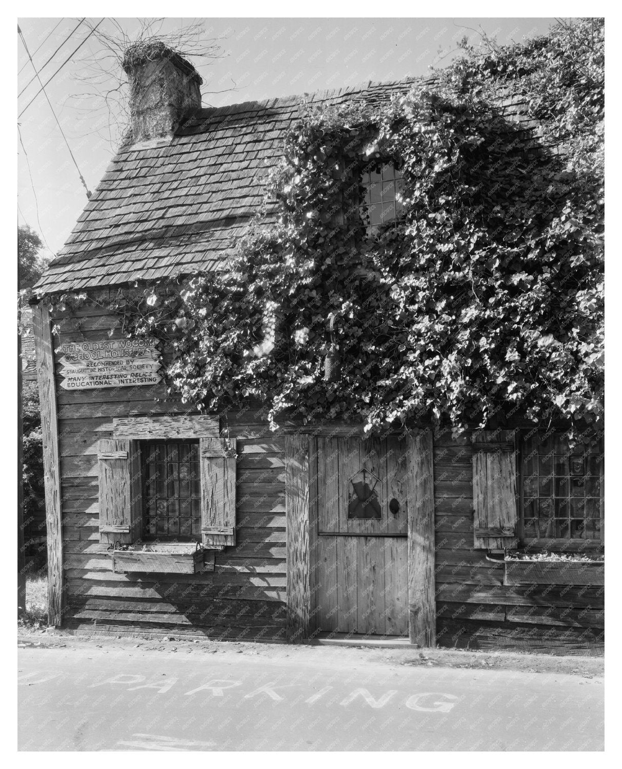 1953 St. Augustine School Building Photo, Florida