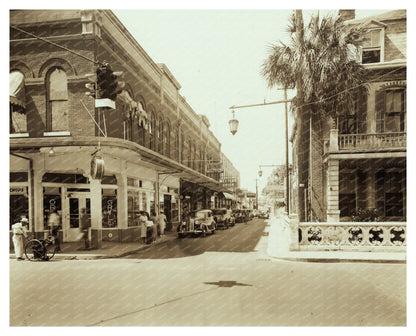 St. Augustine Street Scene, Florida 1937