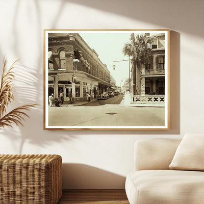 St. Augustine Street Scene, Florida 1937