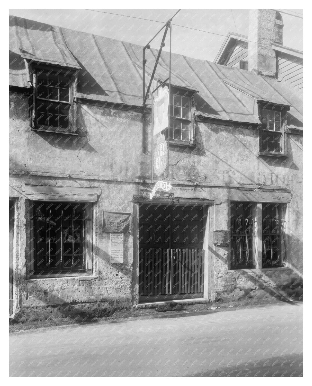 St. Augustine, FL Vintage Photo, 1803-1811 Historic Architec