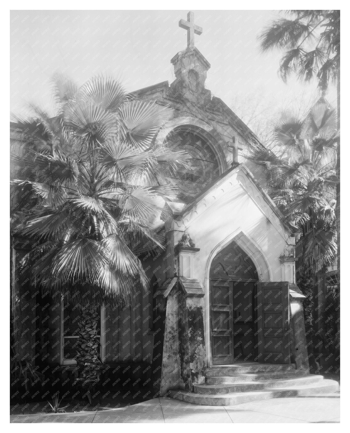 Vintage Church Photo in St. Augustine, FL, 1953