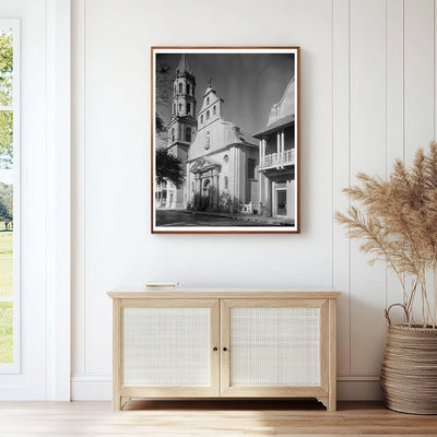 St. Augustine Cathedral Facade Photo, Florida 1953