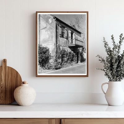 Historic Old House in St. Augustine, Florida, 1803