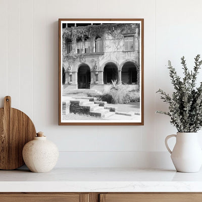 St. Augustine, FL Vintage Architecture Photo, 20th Century