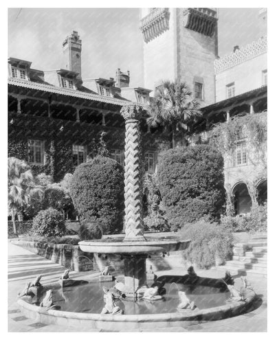 Courtyard Fountain in St. Augustine, Florida, 20th Century