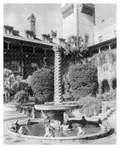 Courtyard Fountain in St. Augustine, Florida, 20th Century