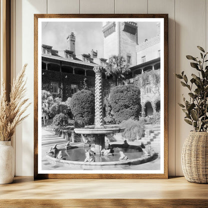 Courtyard Fountain in St. Augustine, Florida, 20th Century