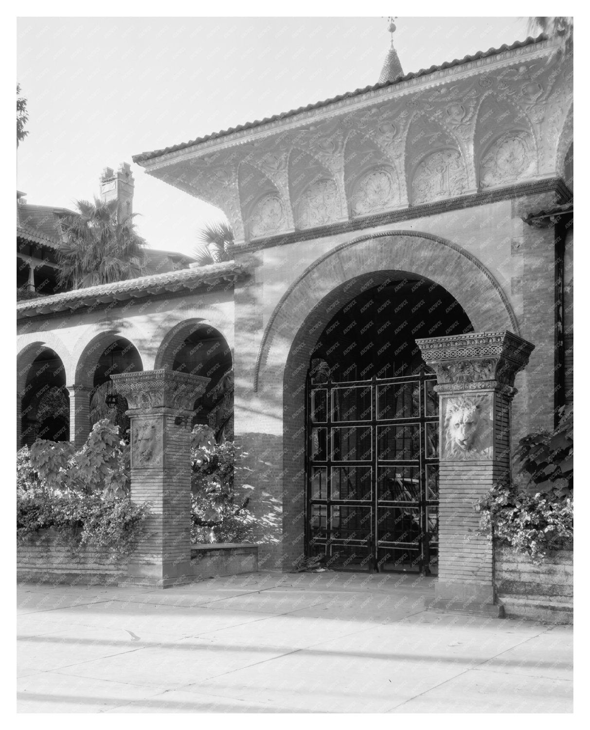 Historic Gate in St. Augustine, FL - Carnegie Survey 1900s