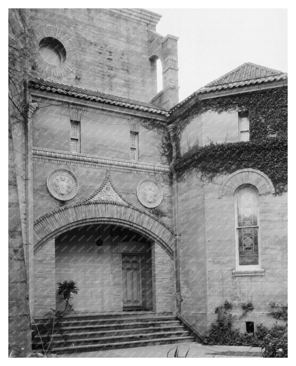 Church Doorway in St. Augustine, FL - Early 20th Century