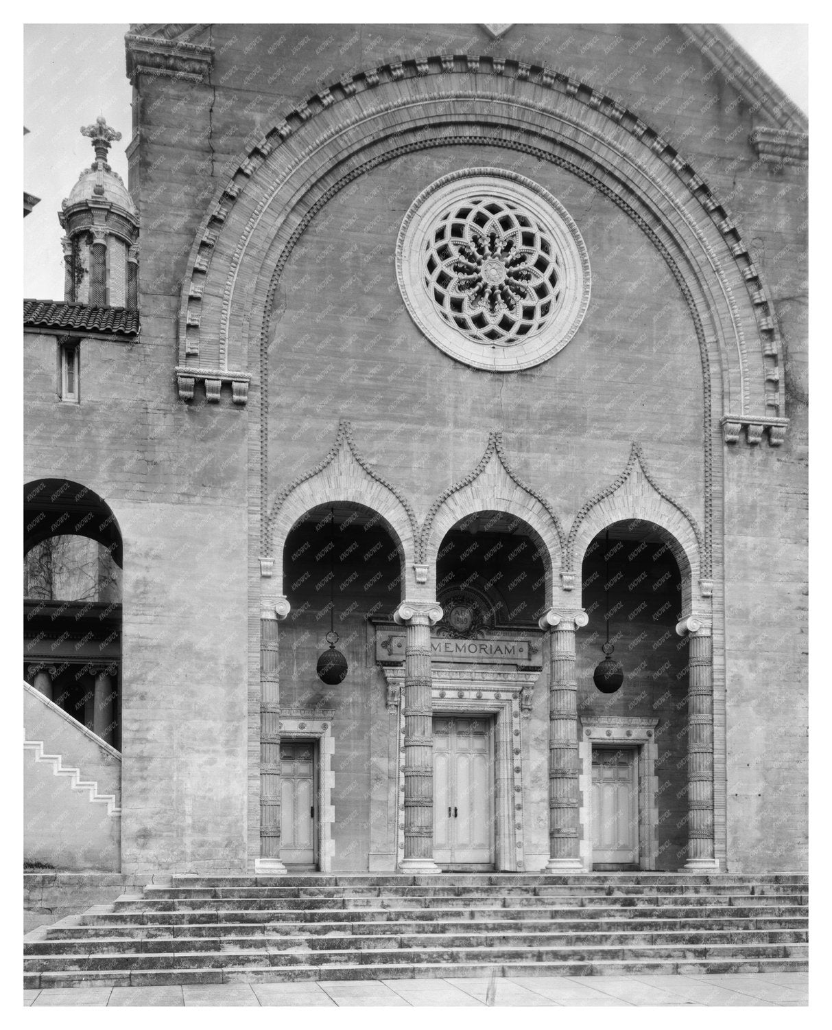 St. Augustine, FL Vintage Photo of Church Doorway Detail