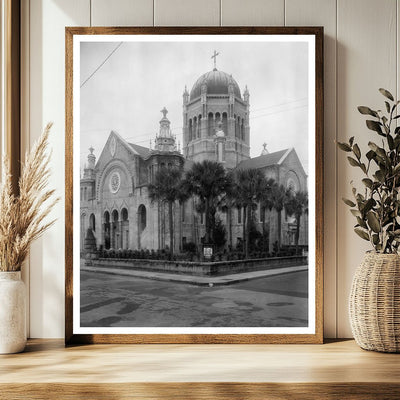 St. Augustine Church Facade, Florida, Mid-20th Century