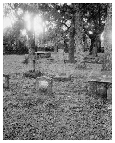 St. Augustine Cemeteries, Florida, 1953 Historic Photo