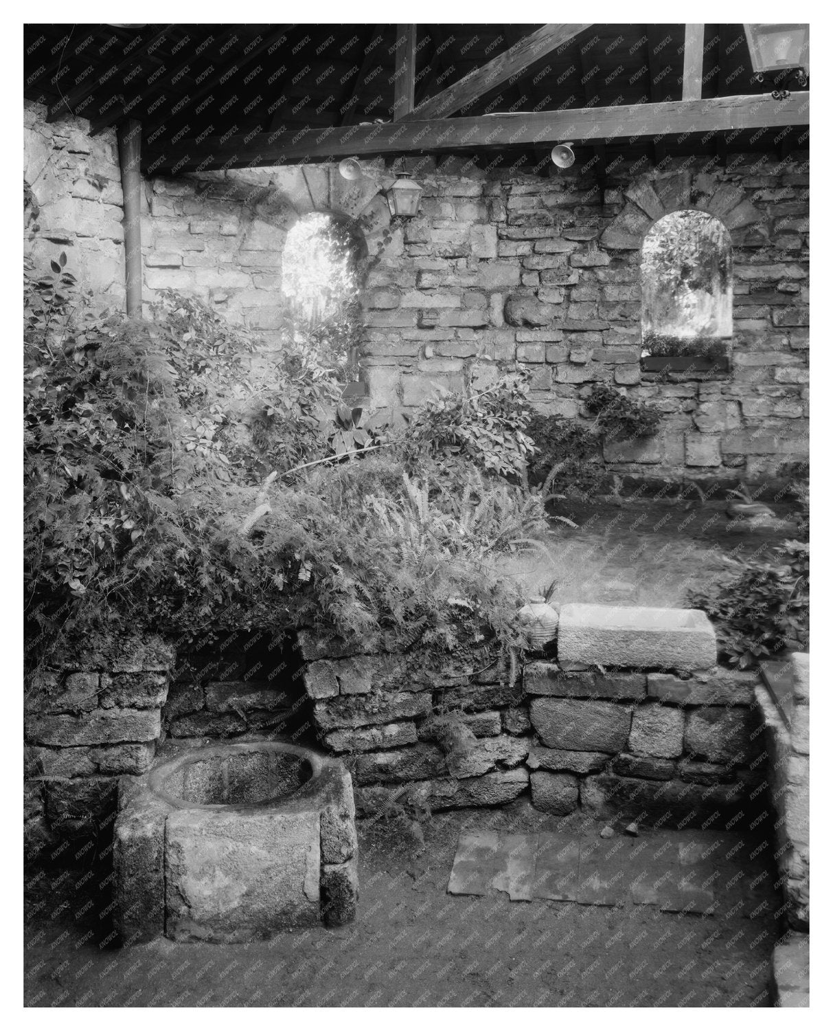 Historic Stone Building in St. Augustine, FL - 1930