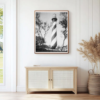 St. Augustine Lighthouses History 1953 Florida Photo