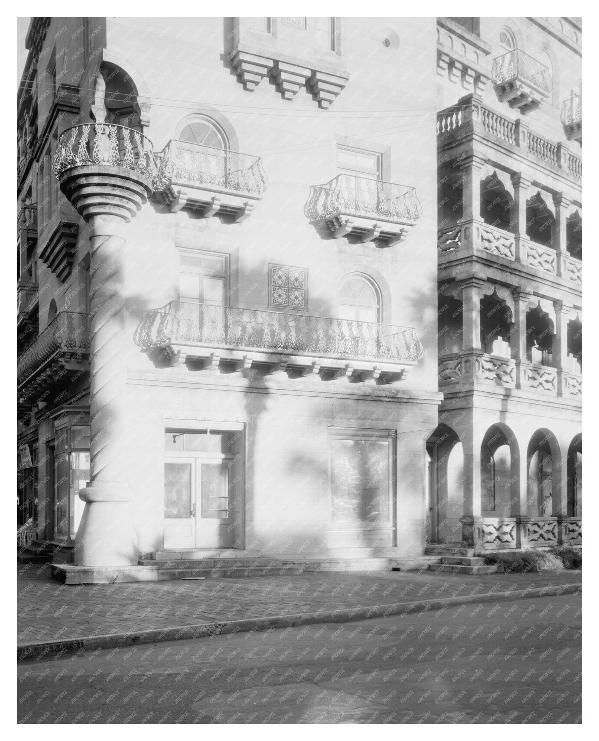 Vintage St. Augustine Hotel Photo, Florida, Late 1800s-1900s