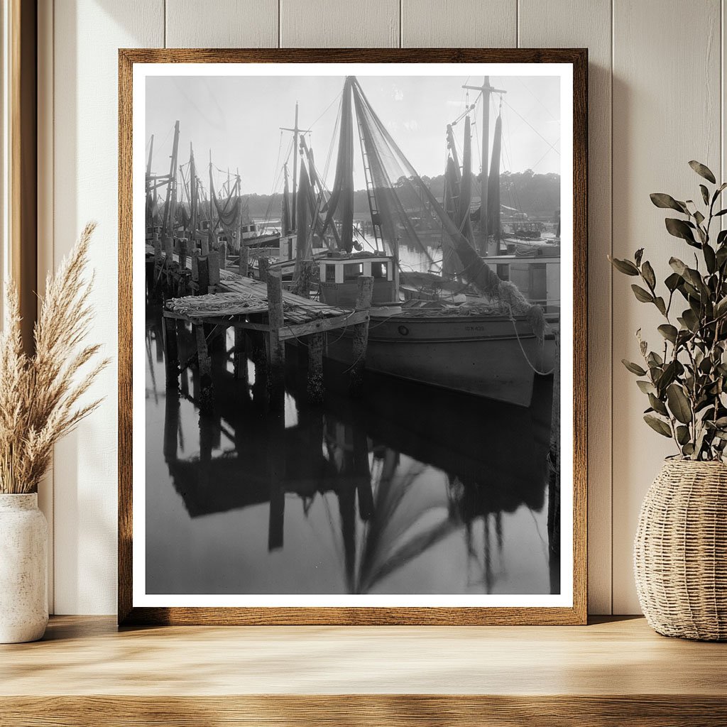 Mid-20th Century St. Augustine Waterfront Scene, Florida