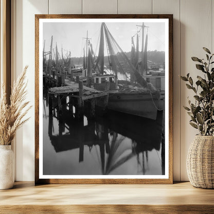 Mid-20th Century St. Augustine Waterfront Scene, Florida