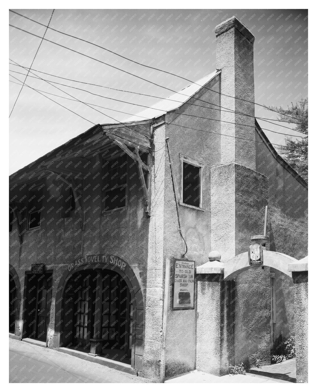 De Mesa-Sanchez House, St. Augustine, FL, 20th Century Photo