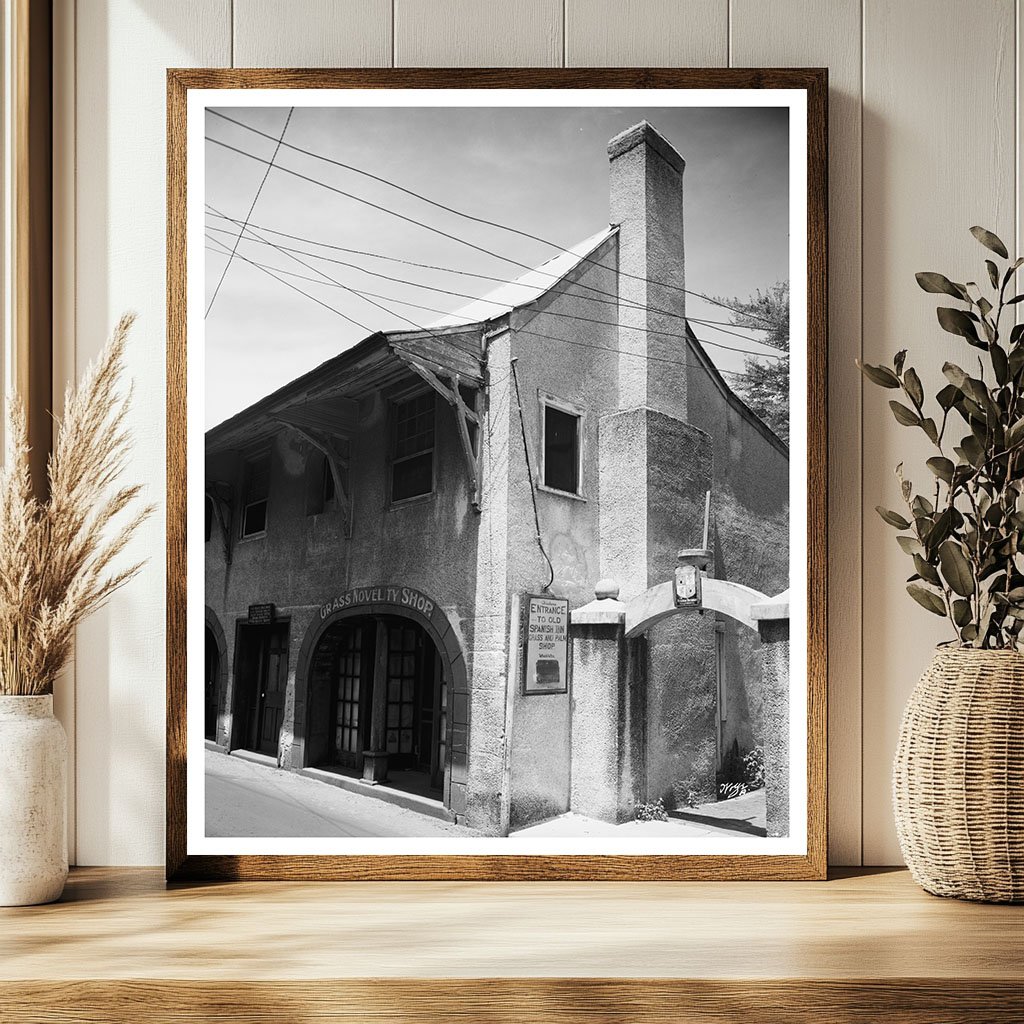 De Mesa-Sanchez House, St. Augustine, FL, 20th Century Photo