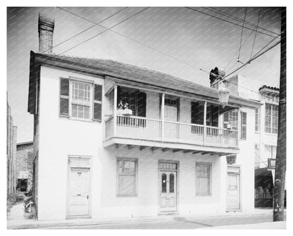 Vintage St. Augustine Architecture, Florida, Early 20th Cent