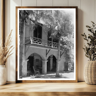 Horruytiner House, St. Augustine FL, Carnegie Survey 1900s