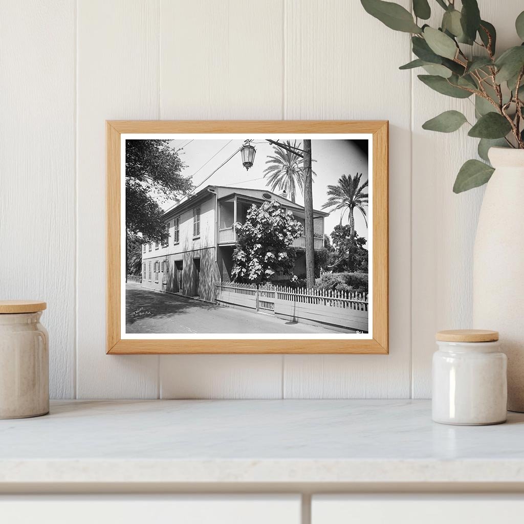 Old Spanish Treasury, St. Augustine FL, 1900s Photograph