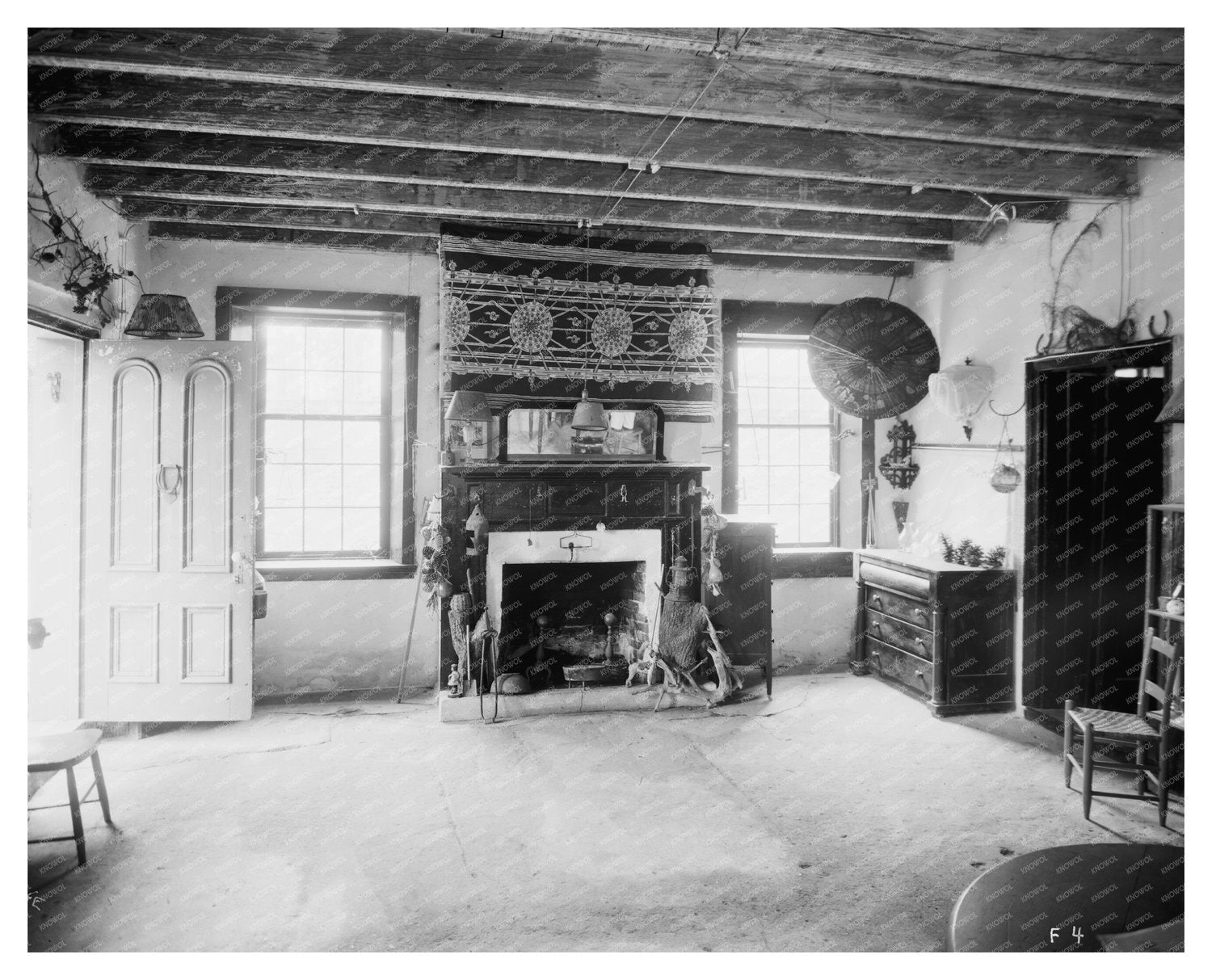 Ximenez-Fatio House Interior, St. Augustine, FL 1900s