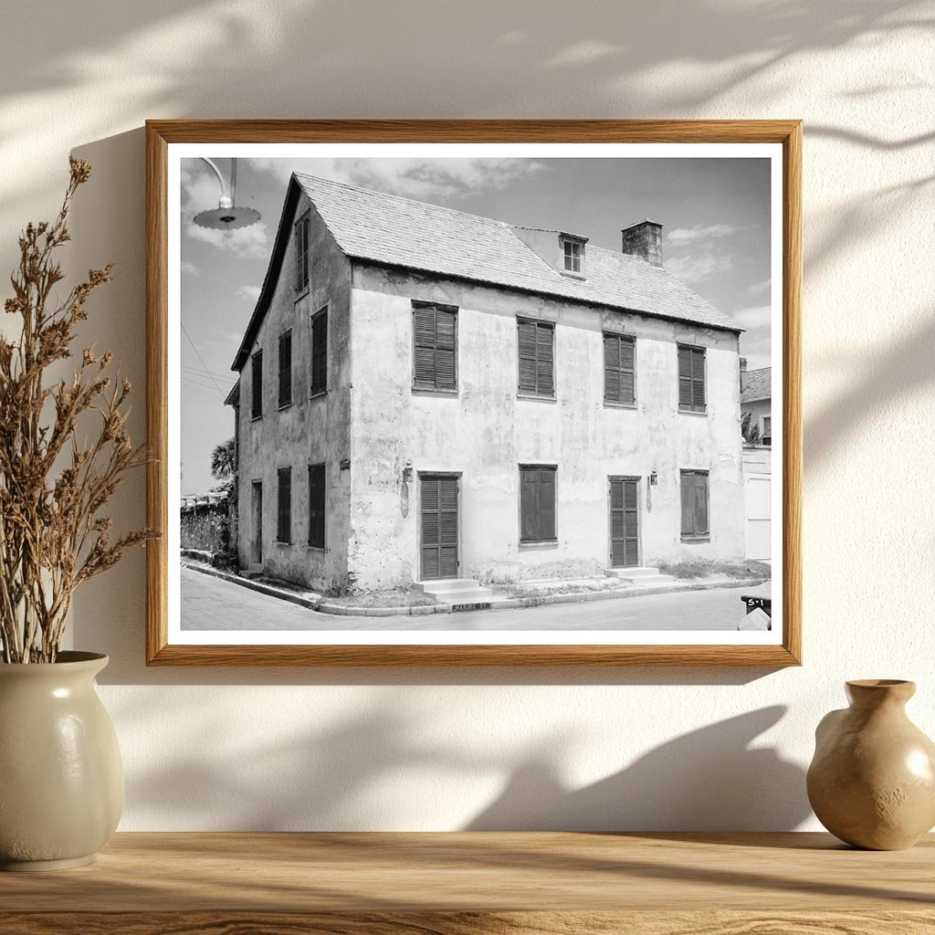 1953 Vintage Photograph of Bleak House, St. Augustine, FL