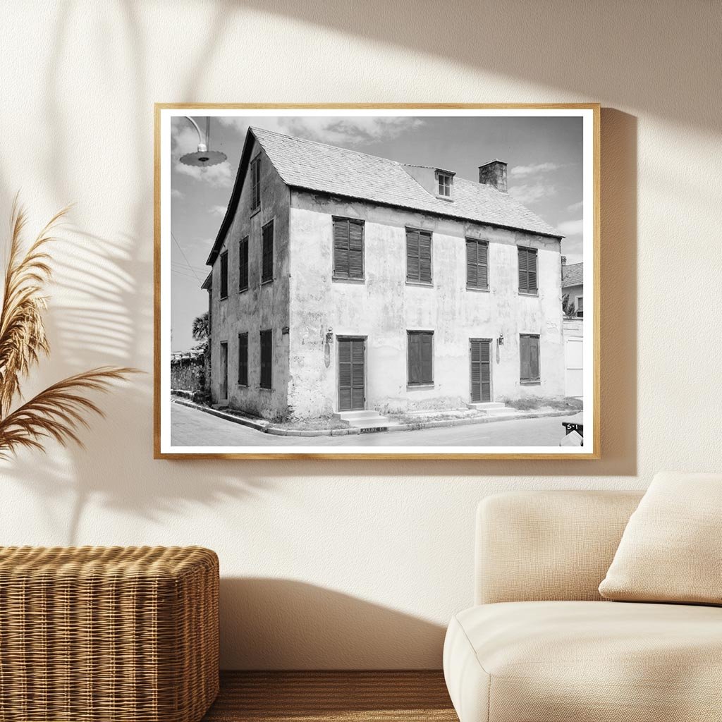 1953 Vintage Photograph of Bleak House, St. Augustine, FL