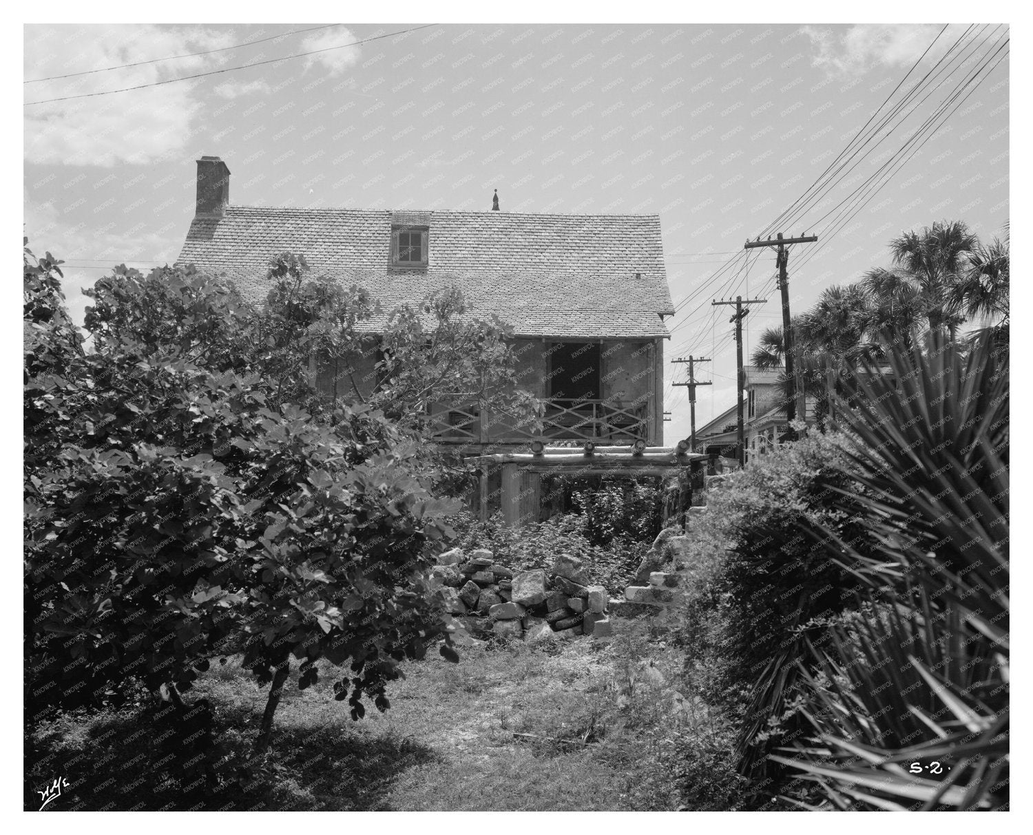 Vintage Bleak House Photo, St. Augustine FL, 1900s