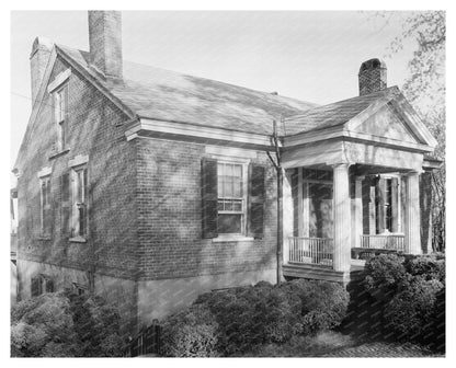 Vintage Athens GA Home Photo, Carnegie Survey 1957