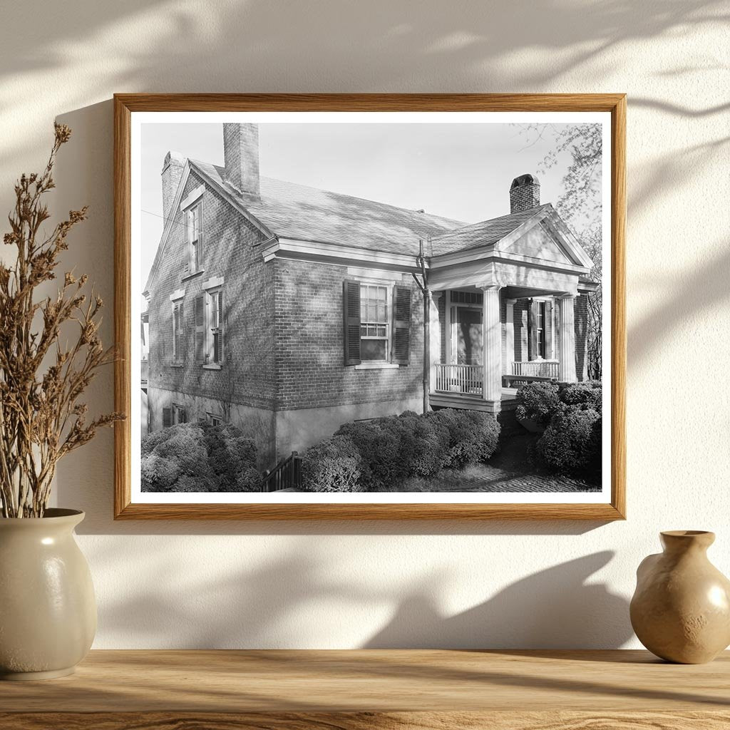 Vintage Athens GA Home Photo, Carnegie Survey 1957