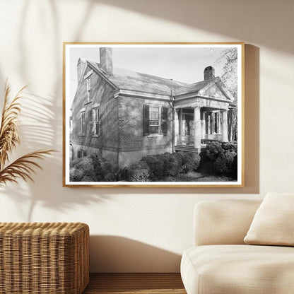 Vintage Athens GA Home Photo, Carnegie Survey 1957